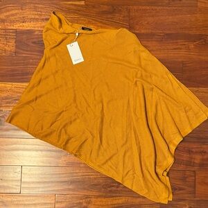 Quince Golden Knit Poncho